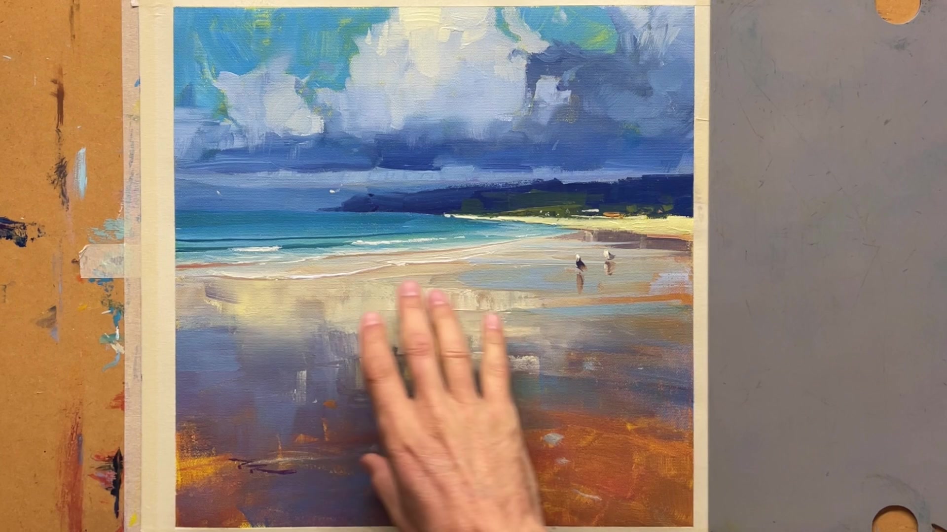 Step 16 — Glazing and Final Adjustments (video frame from the lesson)