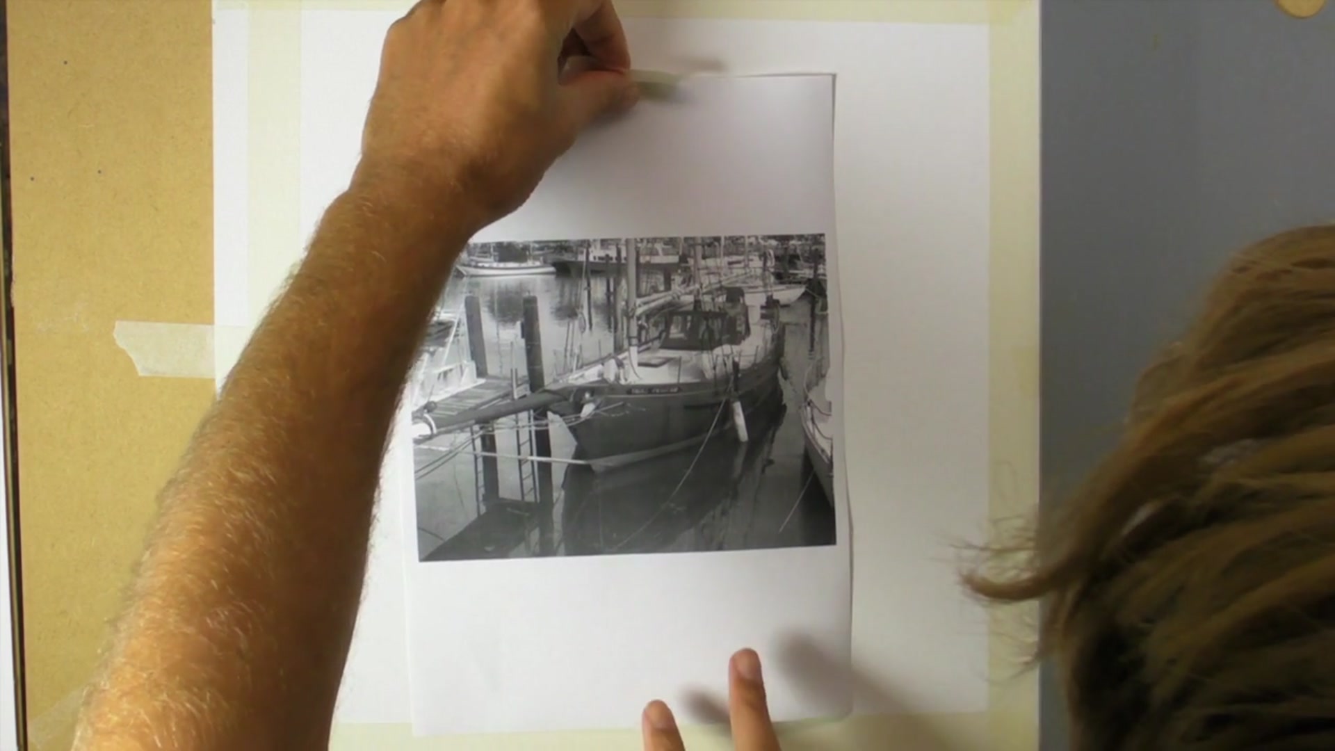 Step 2 — Redesigning the Image (video frame from the lesson)