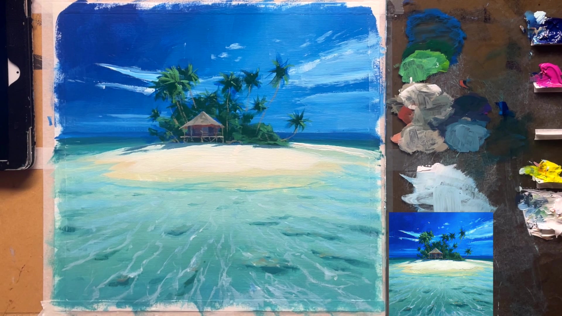 Step 14 — Final touches and signing (video frame from the lesson)