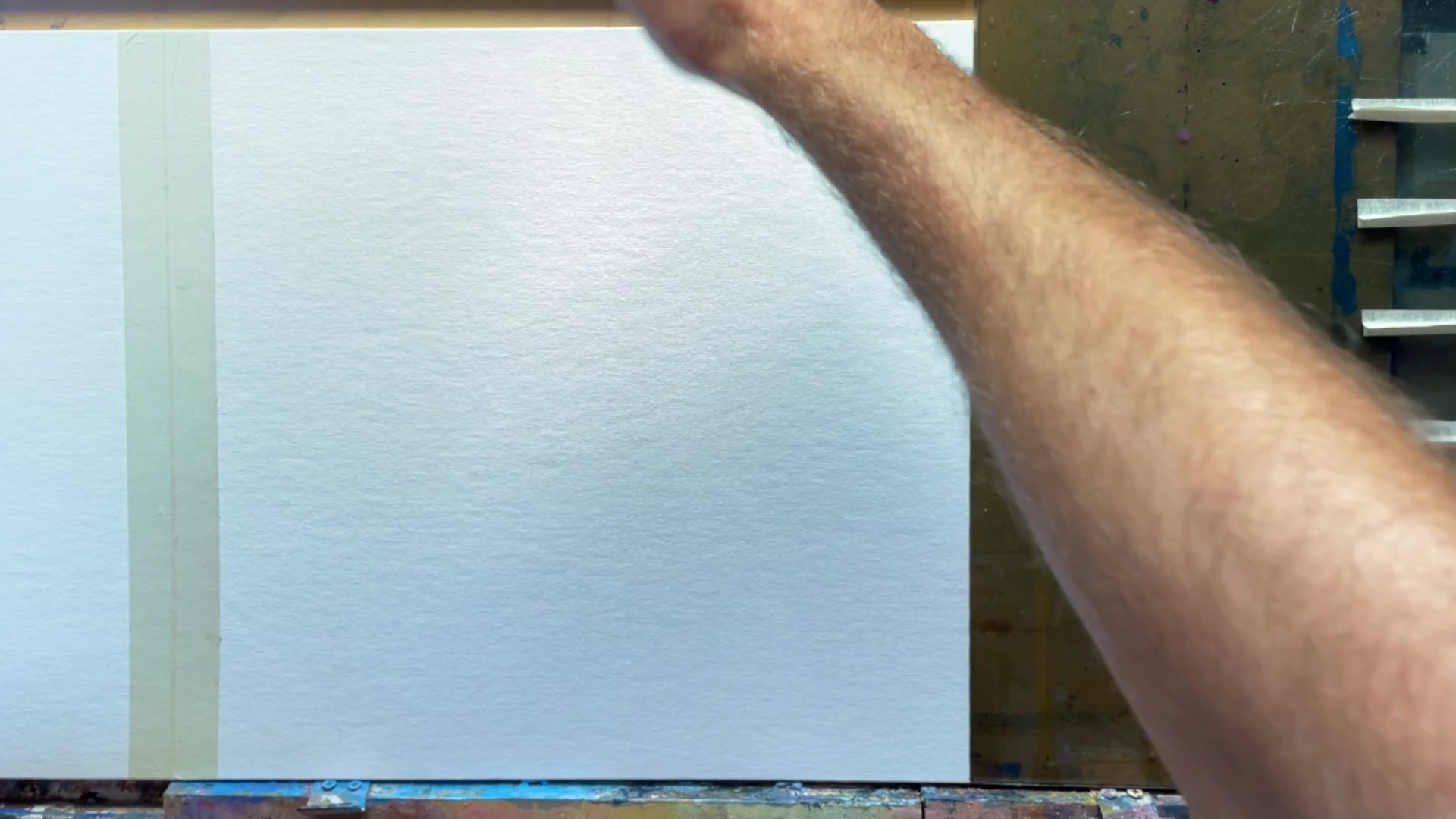 Step 3 — Applying the Undercoat (video frame from the lesson)