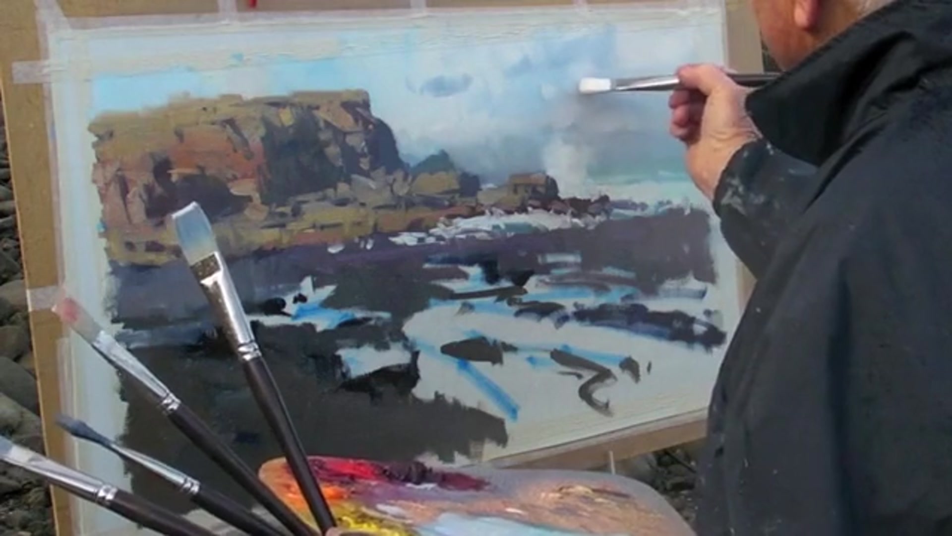 Step 18 — Persevering through challenging conditions (video frame from the lesson)