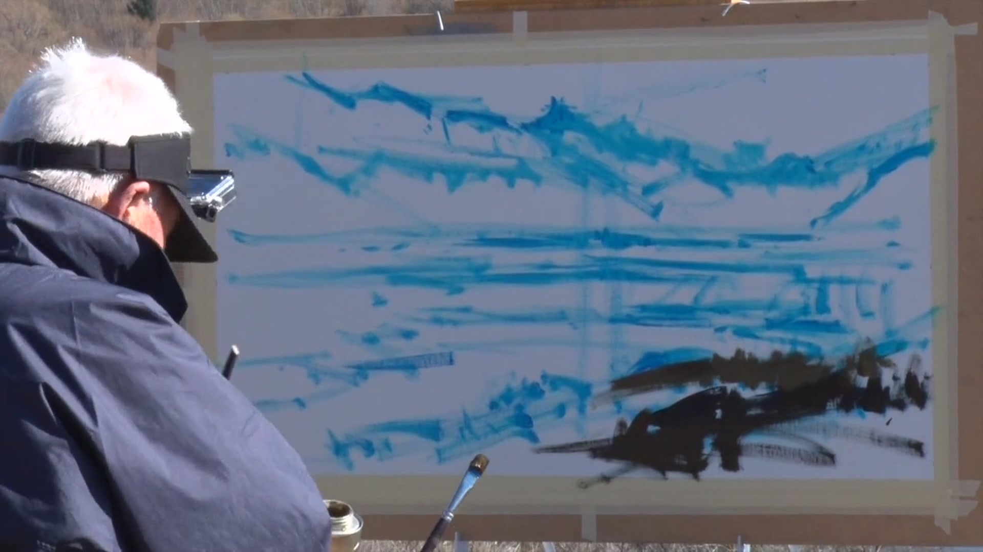 Step 4 — Tone and color hierarchy (video frame from the lesson)