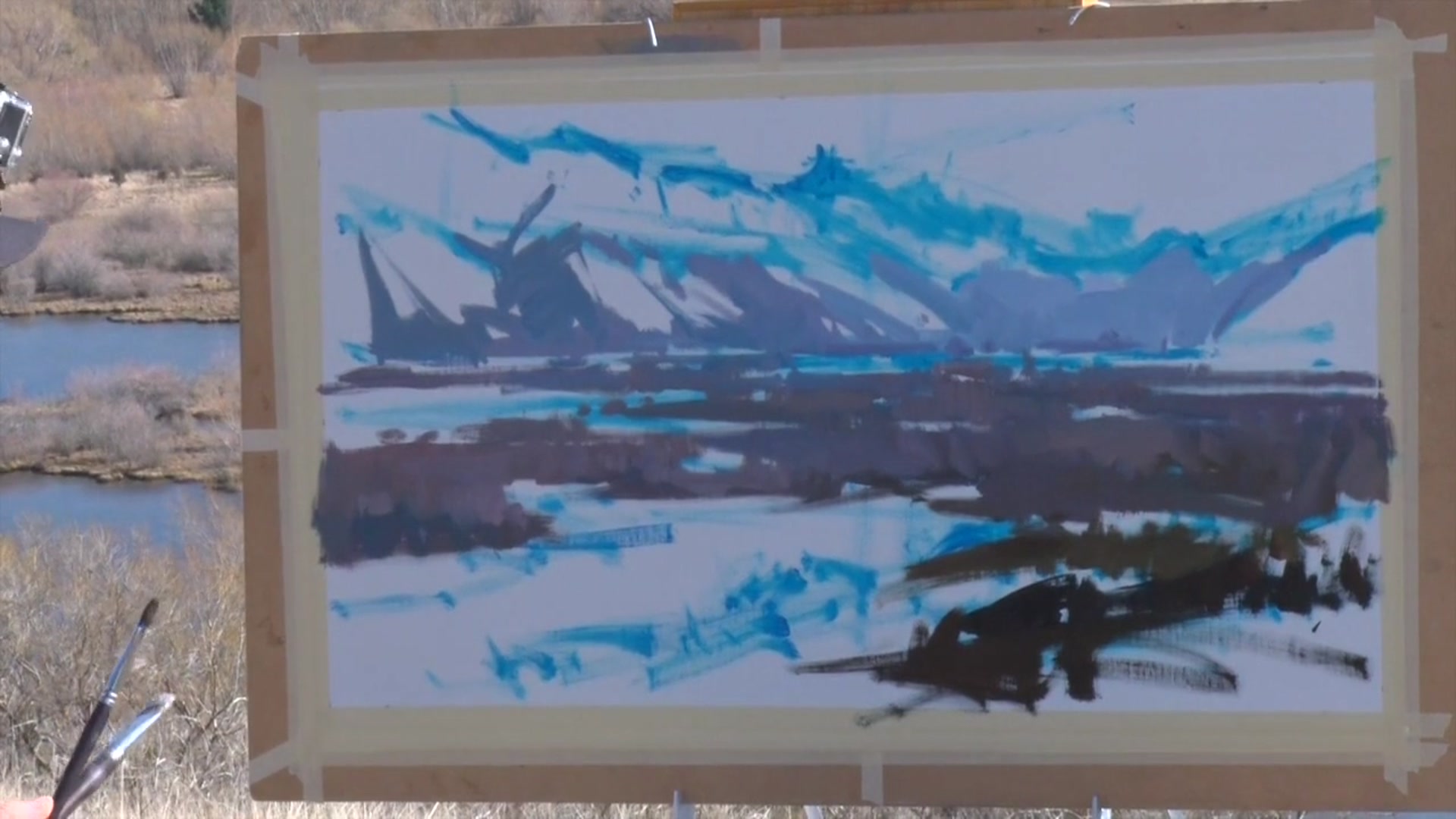 Step 11 — Palette handling and flexibility (video frame from the lesson)