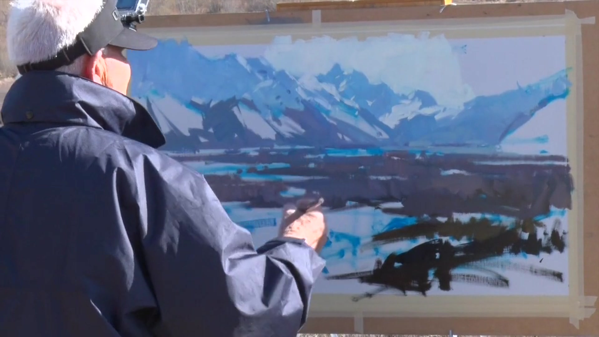Step 16 — Learning from experience (video frame from the lesson)