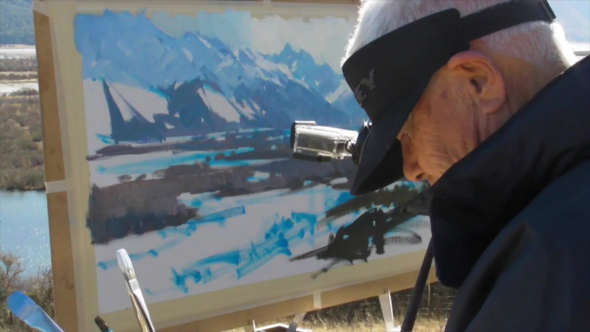 Step 17 — Variety in landscape shapes (video frame from the lesson)
