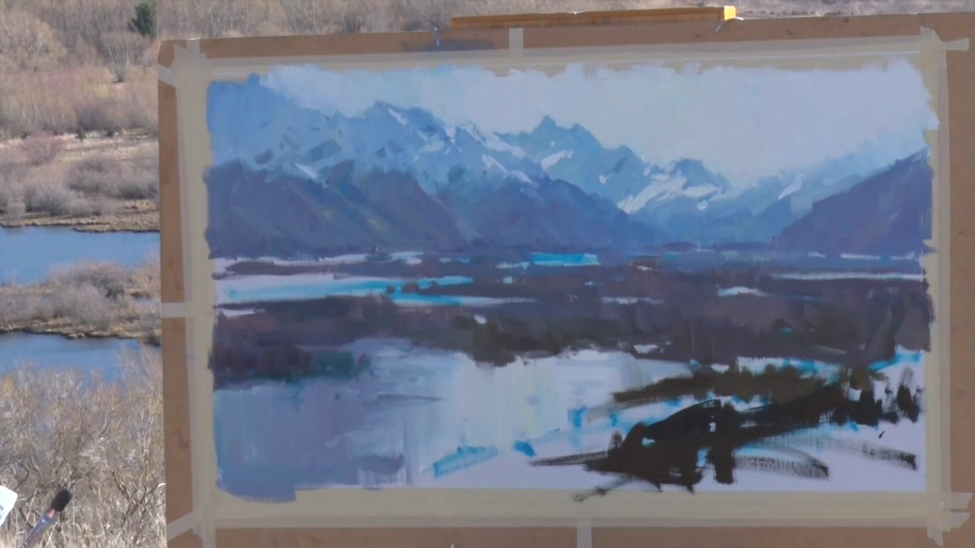 Step 20 — Painting challenges and persistence (video frame from the lesson)
