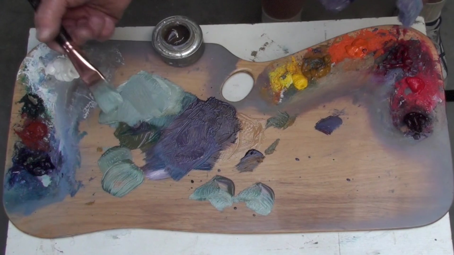 Step 8 — Sky and Wave Interaction (video frame from the lesson)