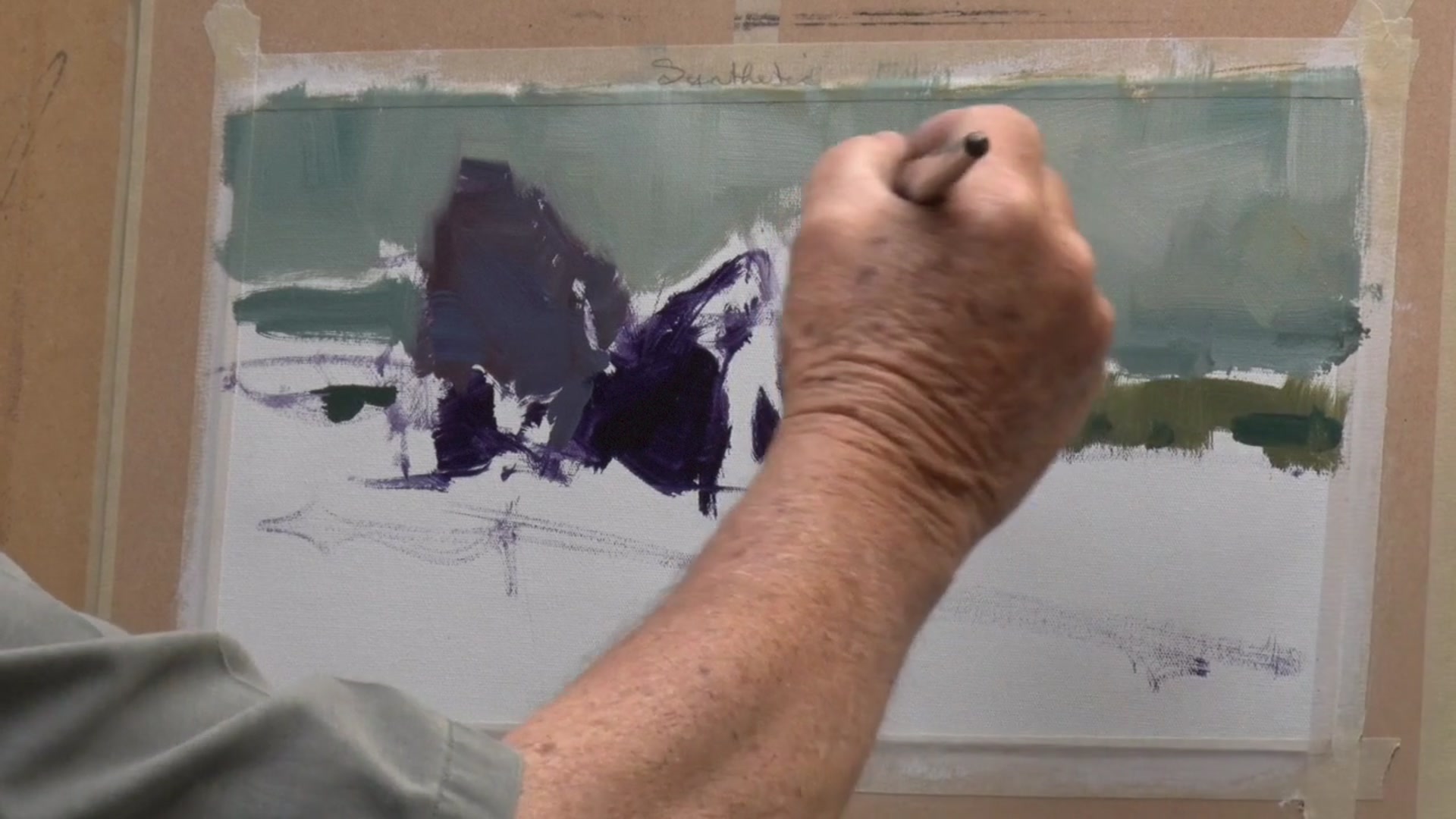 Step 9 — Adding Spray and Foam (video frame from the lesson)