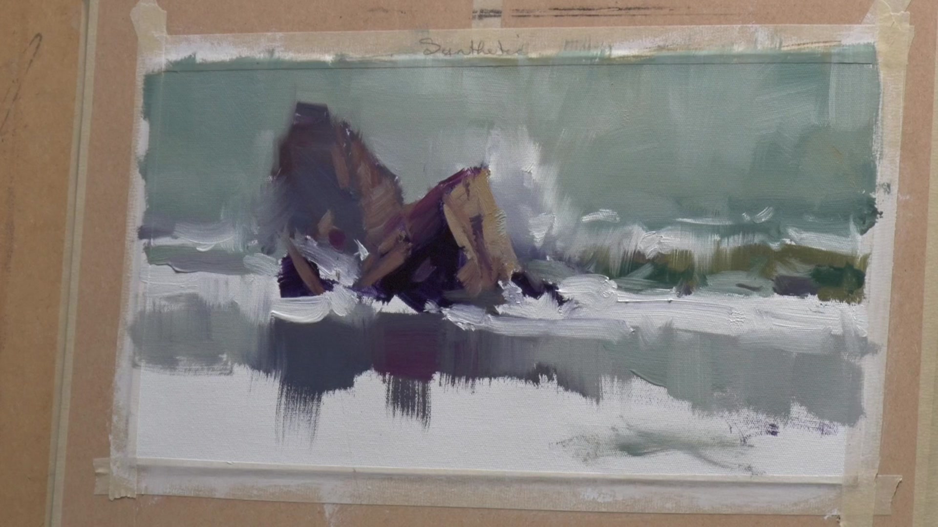 Step 13 — Adding Depth with Shadows (video frame from the lesson)