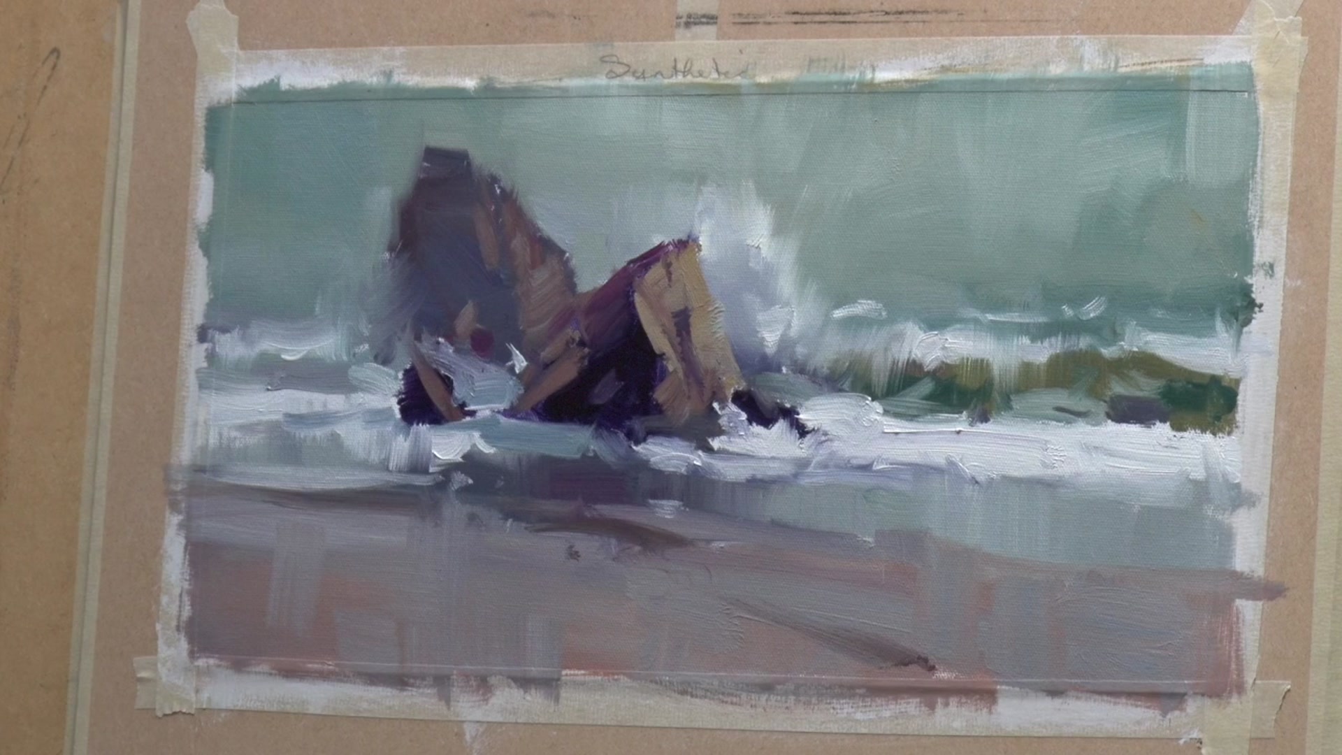 Step 16 — Adding Life with Seagulls (video frame from the lesson)
