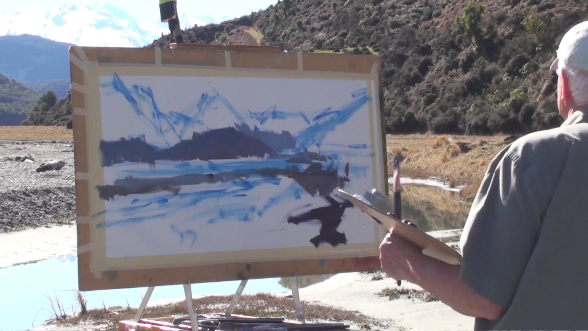 Step 20 — Mountain and Sky Tones (video frame from the lesson)