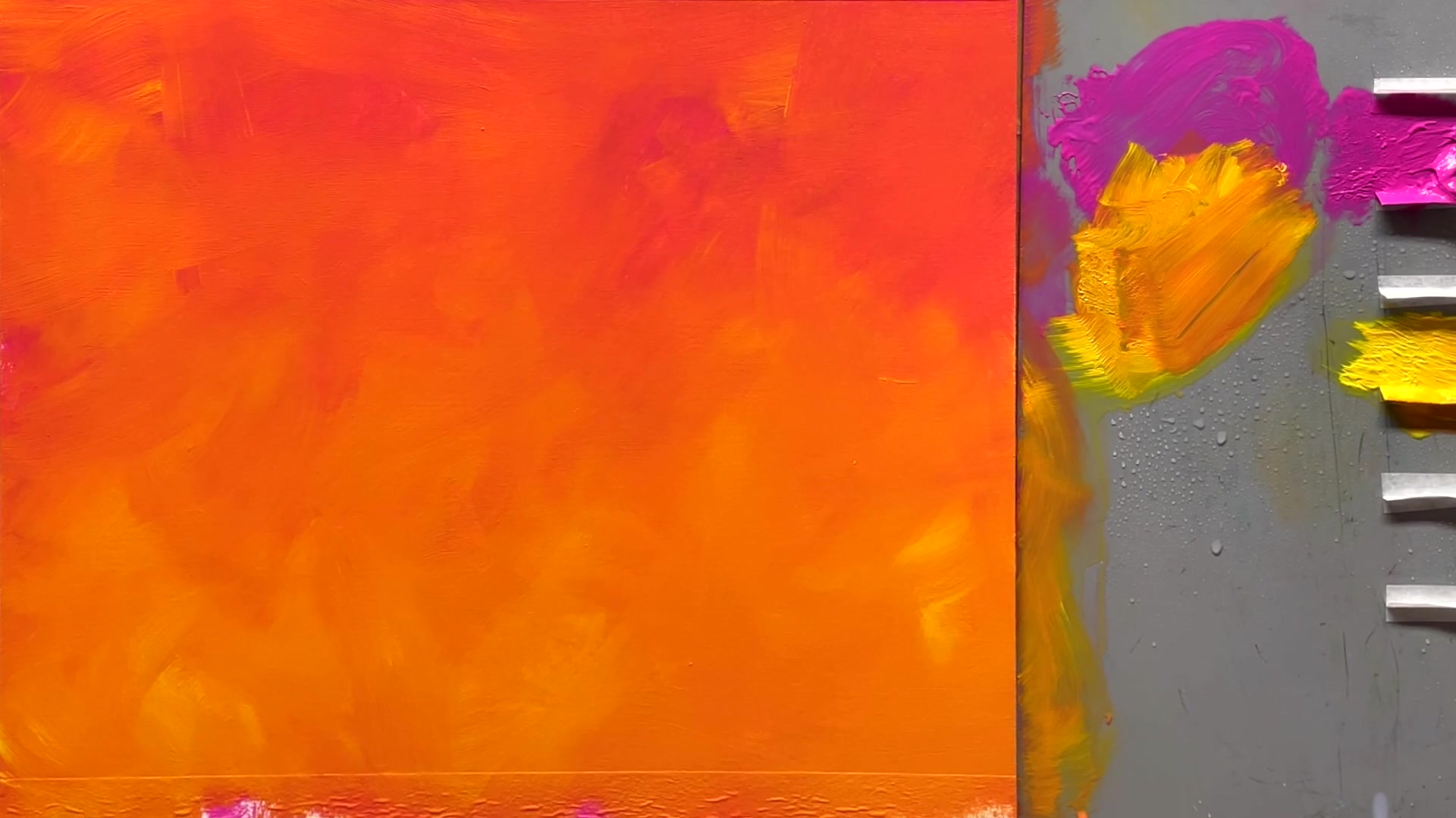 Step 10 — Planning painting layers (video frame from the lesson)