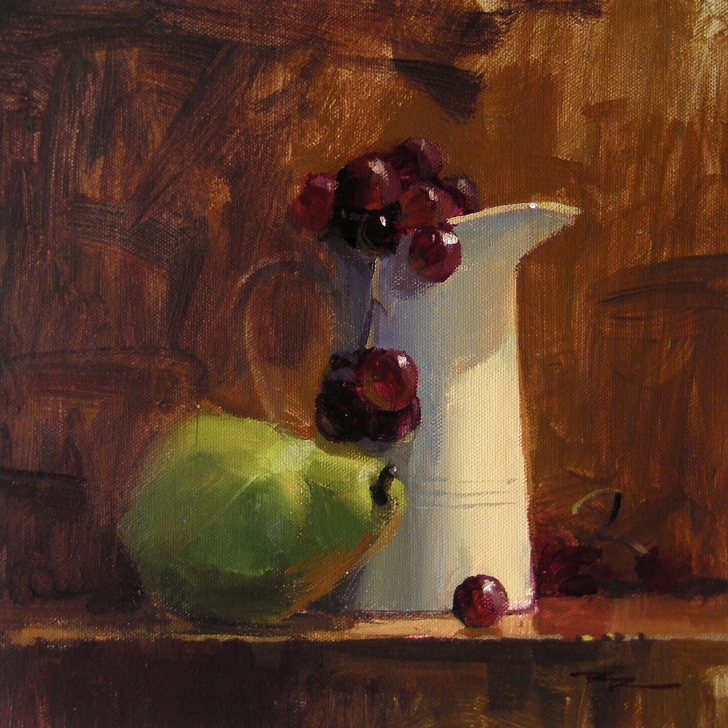"The White Jug" - Acrylic on Canvas by Richard Robinson