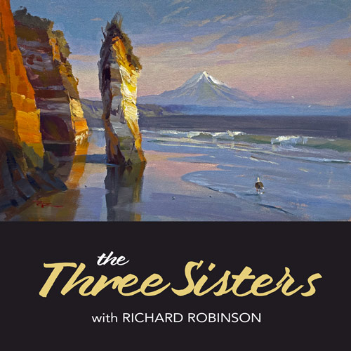 "The Three Sisters" 13x20" Acrylic on Canvas by Richard Robinson