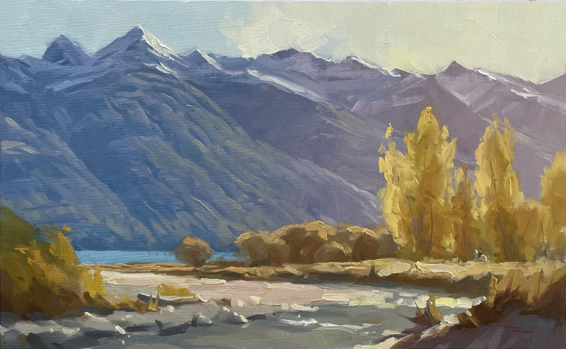 "Bucklerburn" 10.5 x 17" Oil on Linen by Richard Robinson