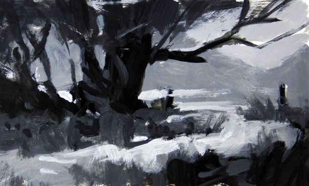 "First Snow" by Richard Robinson.