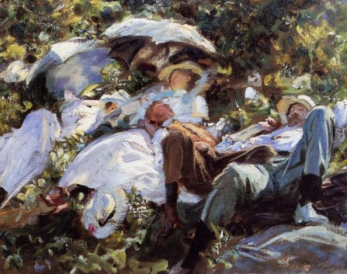 Group with Parasols (The Siesta), c.&nbsp;1905