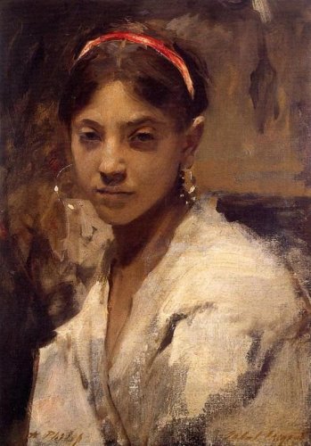 Head of a Capri Girl, 1878