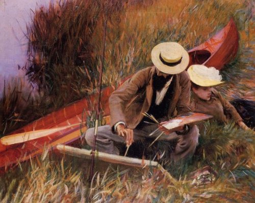 Paul Helleu Sketching his Wife, 1889